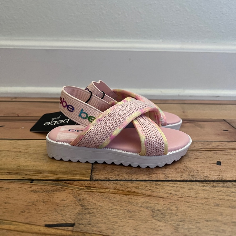 Bebe toddler wedge sandals size 7